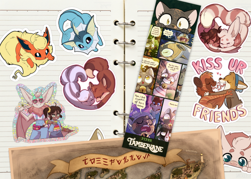 Stickers, Prints, & Stationery