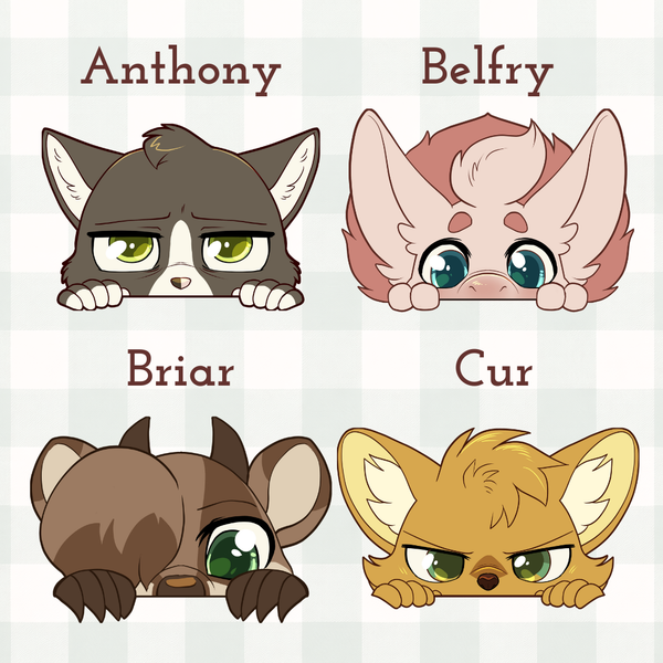 Peeking Stickers